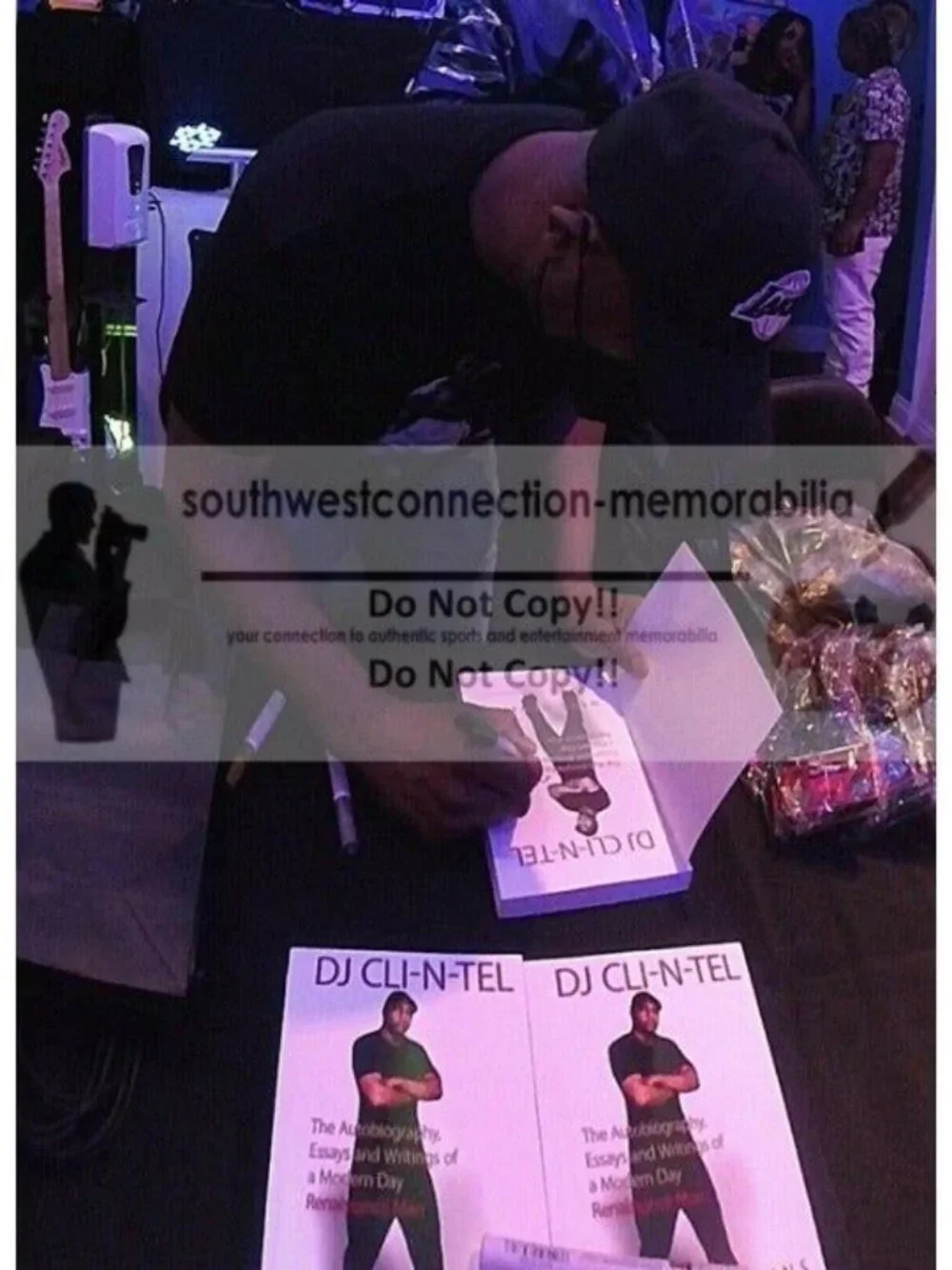 DJ Cli-N-Tel Signed Autobiography Paperback Book World Class Wreckin Cru